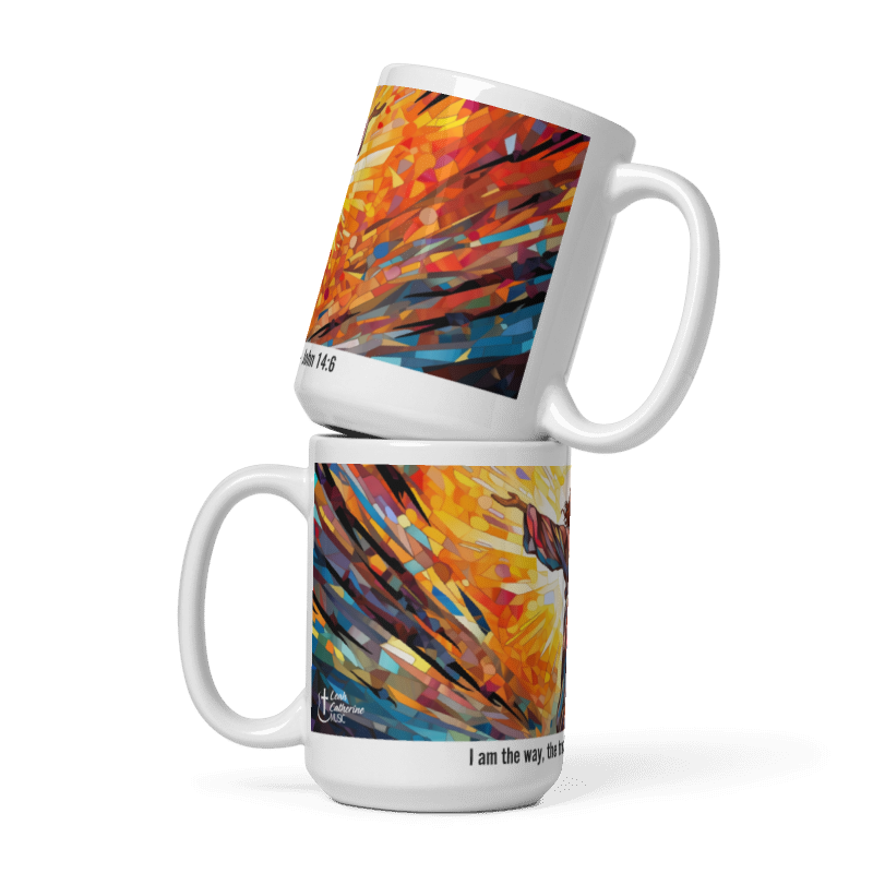 Mug Ceramic 15 oz Jesus is the way, the truth and the life!