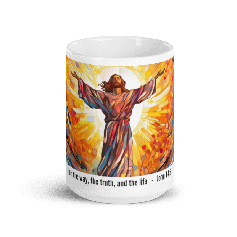 Mug Ceramic 15 oz Jesus is the way, the truth and the life!