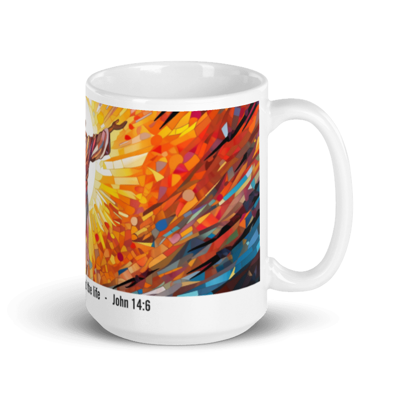 Mug Ceramic 15 oz Jesus is the way, the truth and the life!