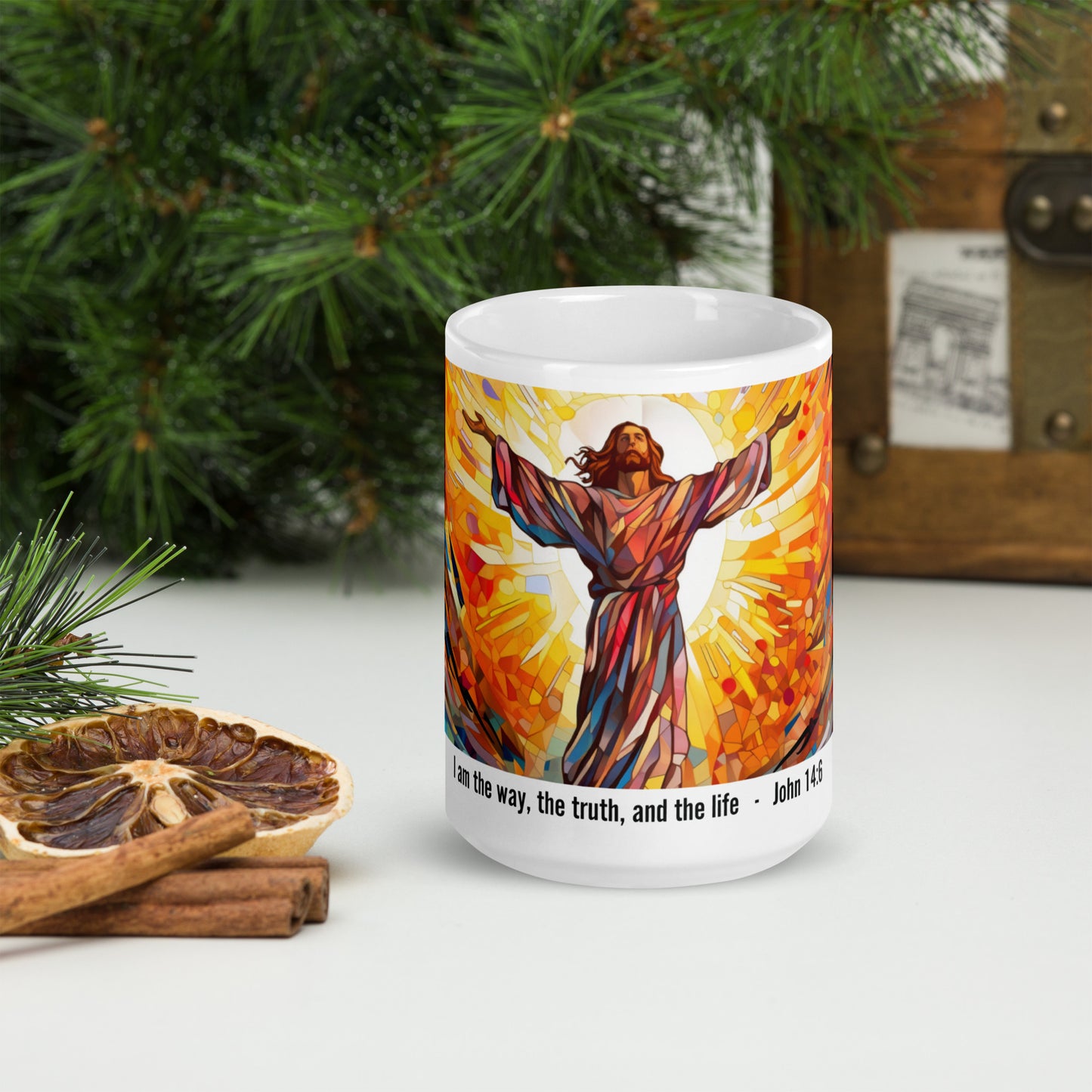 Mug Ceramic 15 oz Jesus is the way, the truth and the life!