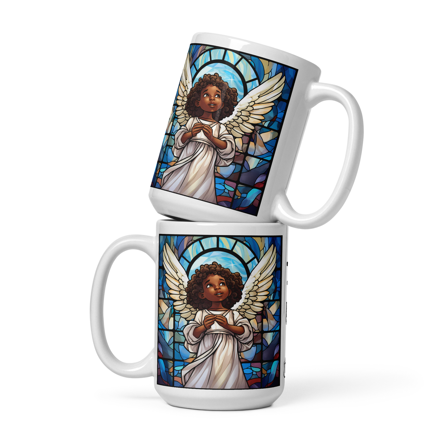 Mug Ceramic 15 oz Angel Collection: Faith